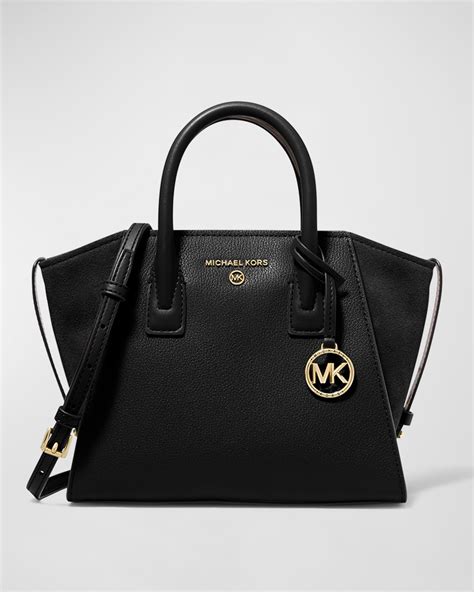 Michael Kors Avril Small Leather Satchel